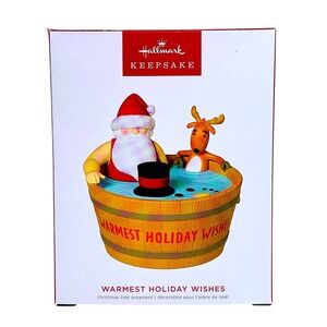 Hallmark Warmest Holiday Wishes Keepsake Ornament 2022 New in Box Musical